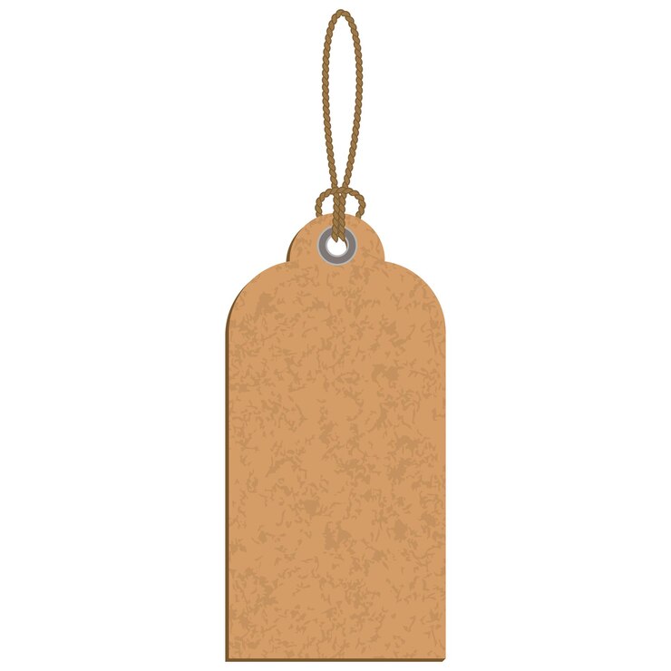 Vector hanging price tag