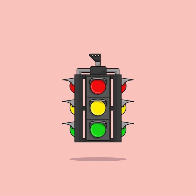 Hanging traffic light