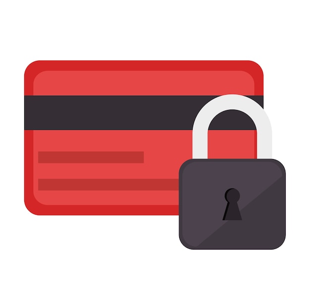 hangslot beveiliging geïsoleerd pictogram