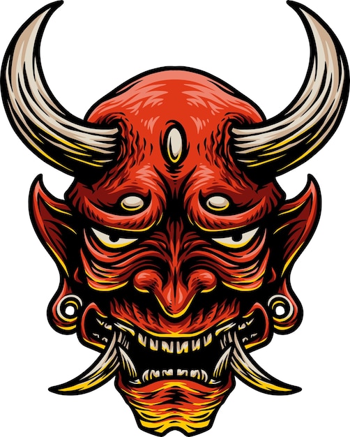 hannya mask samurai