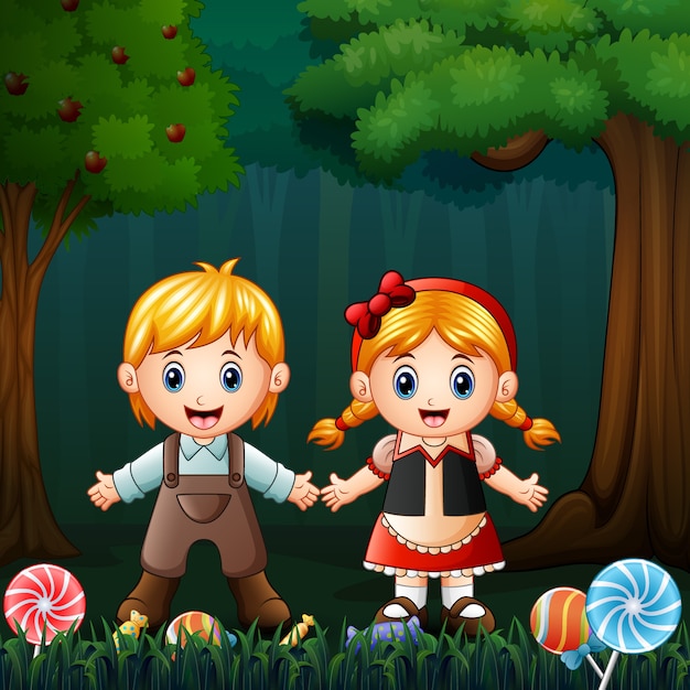 Vector hansel and gretel in the forest