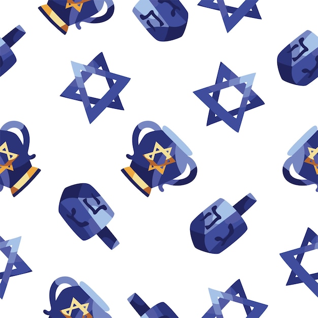 Vettore sfondo religioso di hanukkah