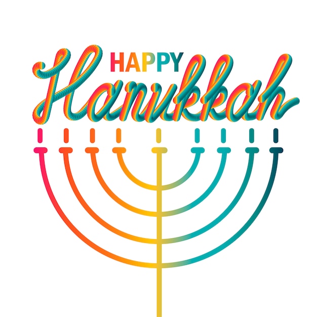 Hanukkah greeting banner