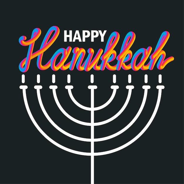 Hanukkah greeting banner