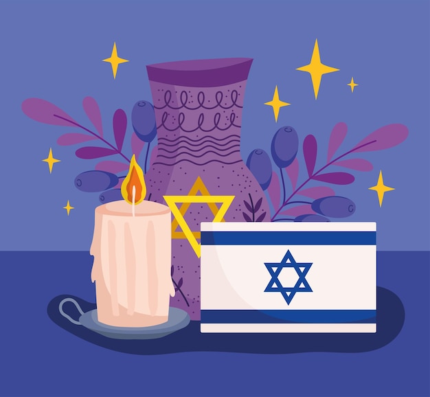 Hanukkah religioso ebreo