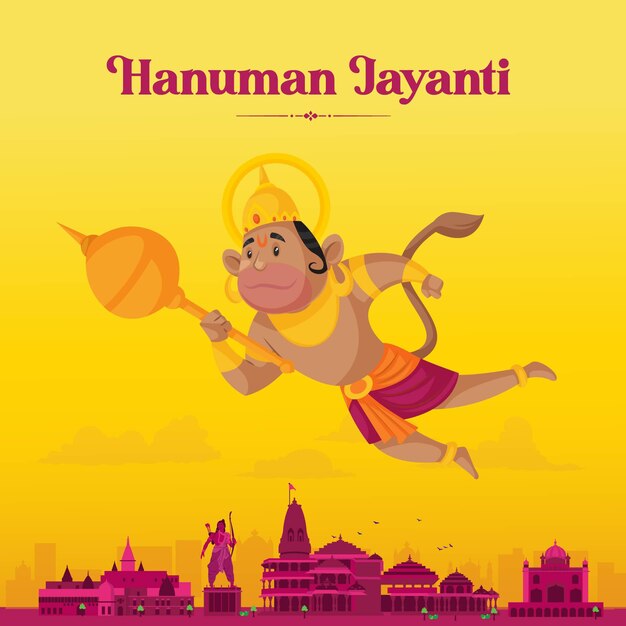 Hanuman Jayanti traditionele Indiase afbeeldingen