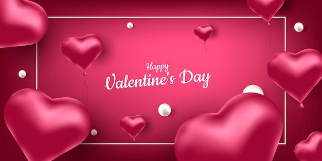 Happe Valentine's Day background