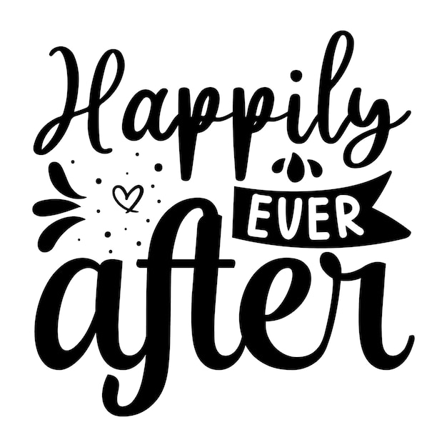 Premium Vector | Happily ever after