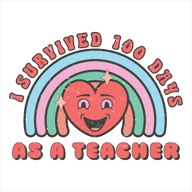 Happy 100 Days of School I Survived 100 days of school as a teacher