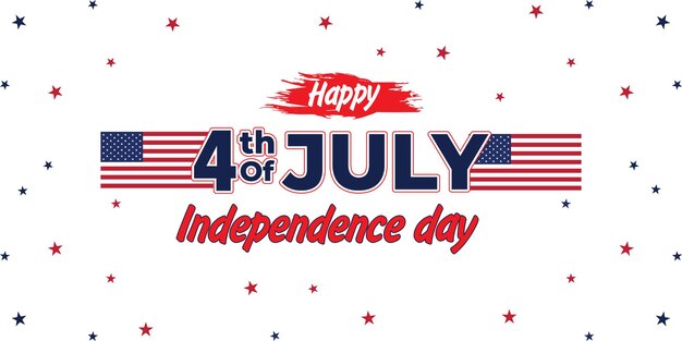 Happy 4 juli Fourth July Independence Day USA