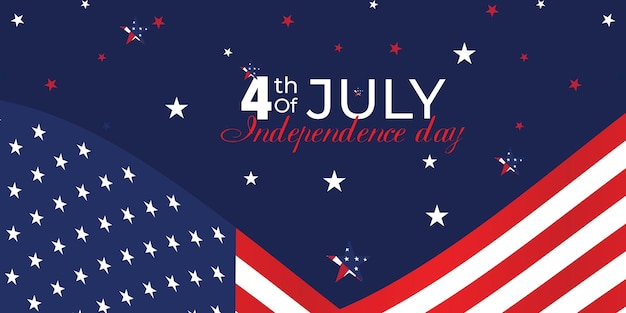 Buon 4 luglio festa dell'indipendenza usa del 4 luglio