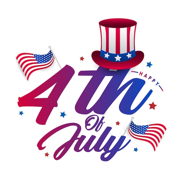 С 4 июля, день независимости, сша, америка, типография, текст, шрифт, каллиграфия, символ, логотип, векторный дизайн