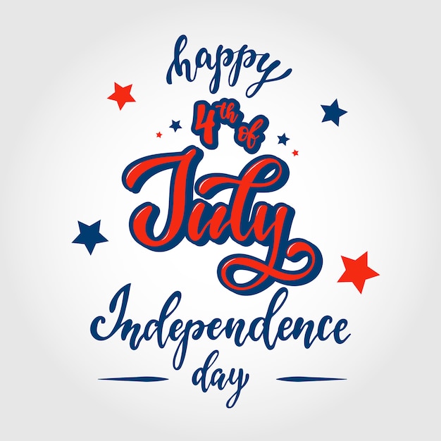 Вектор Счастливого 4 июля. день независимости