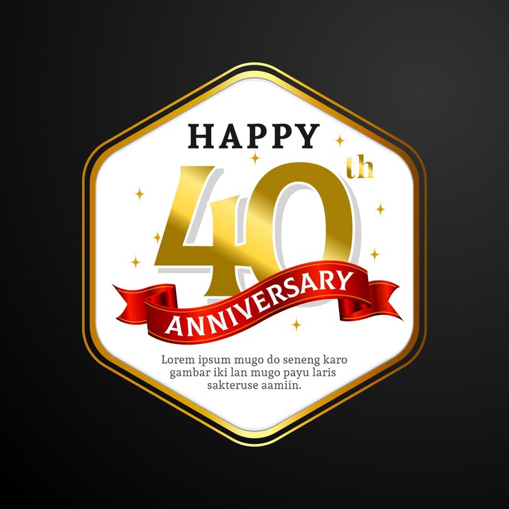 Happy Anniversary background card template
