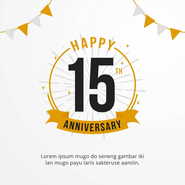 Happy Anniversary Badge Template