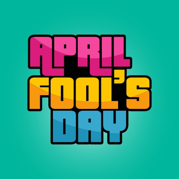 Vector happy april fools 1 april 2024 april fools day sociale media banner ontwerp april fools poster