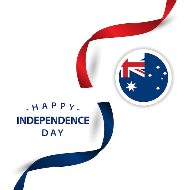 Happy Australia Independent Day Vector Design Illustration