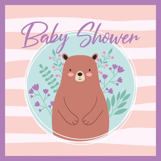 Happy baby shower card