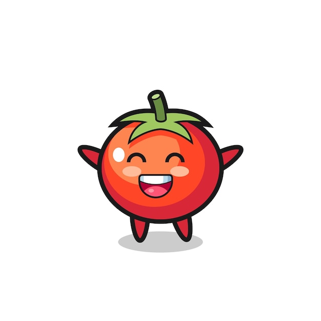 Happy baby tomaten stripfiguur