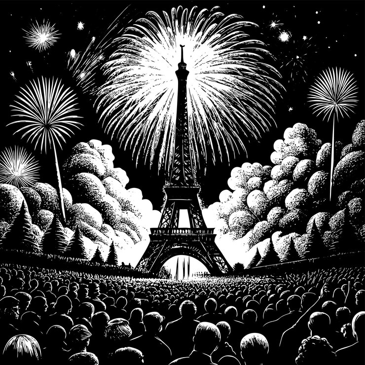 Vector happy bastille day trending seasonal vector july