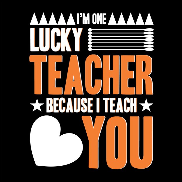 happy best teacher day t shirt design vector