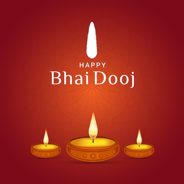 Happy bhai dooj social media post