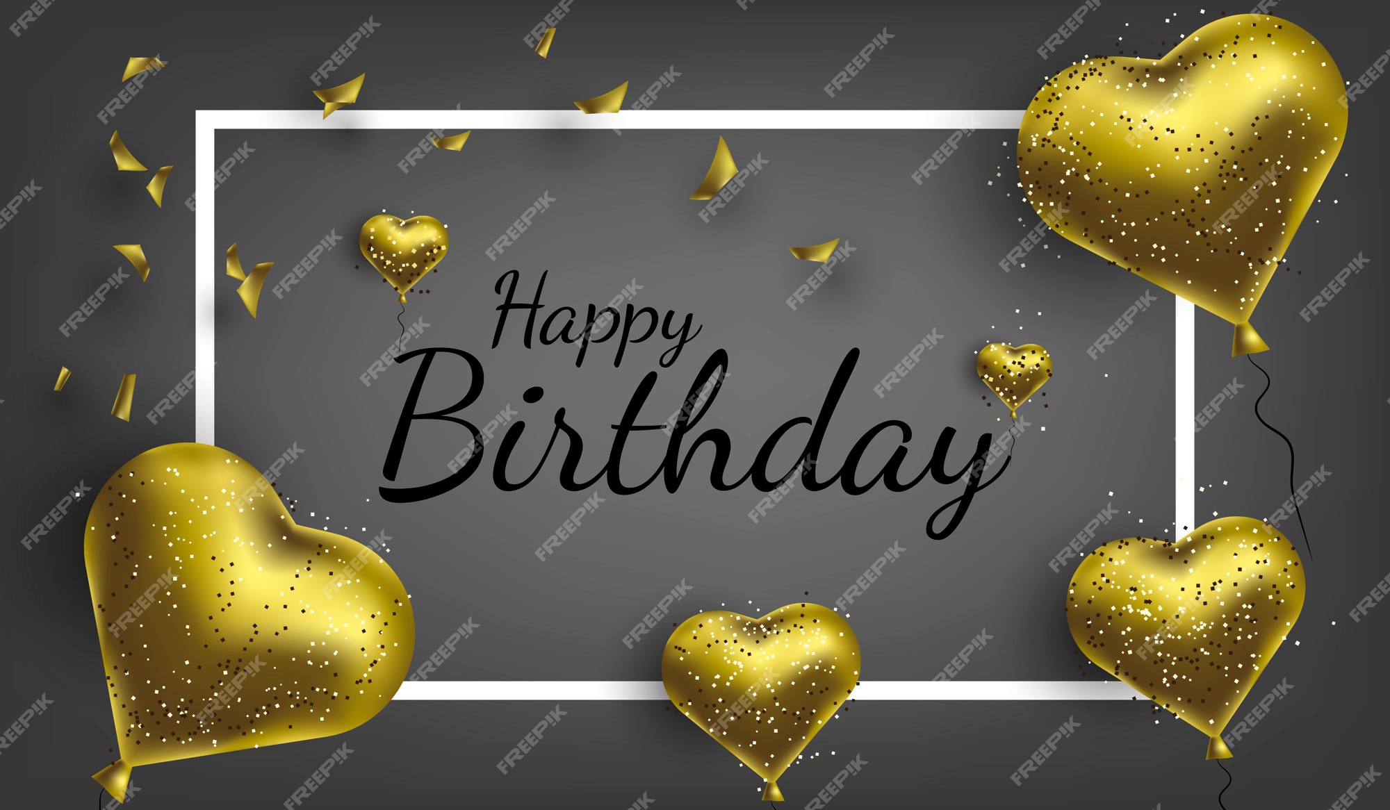 Page 34 | Gold Happy Birthday Images - Free Download on Freepik