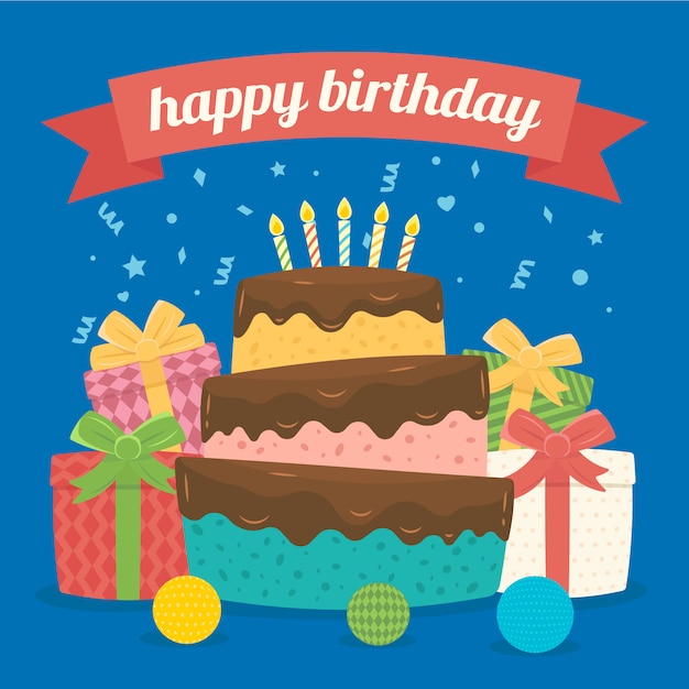 happy birthday background