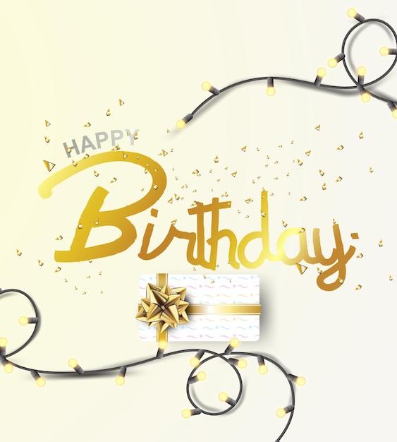 Happy birthday backgroundvector illustration