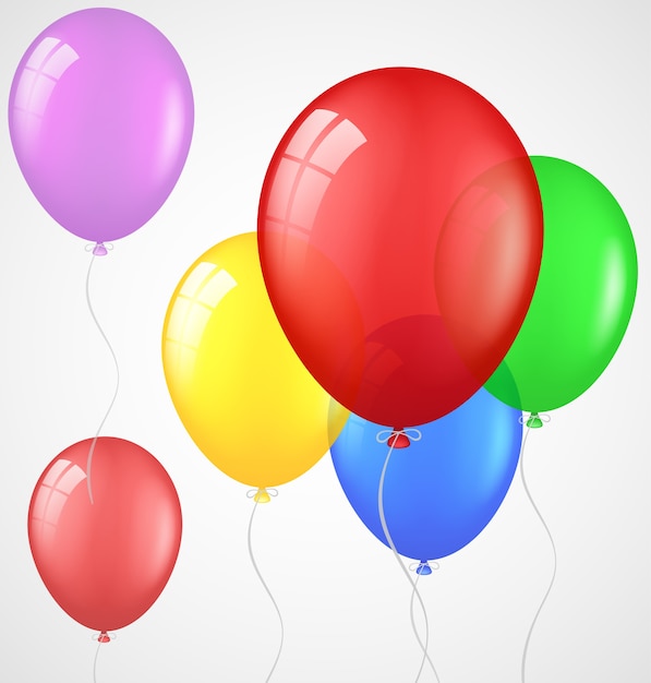 Happy birthday balloons