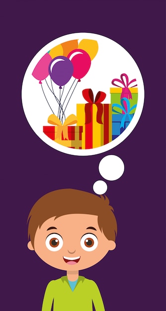 아이들과 함께 생일 축하 카드