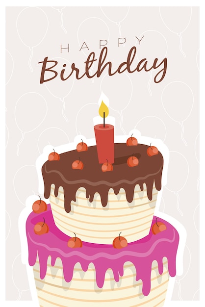 Happy birthday card