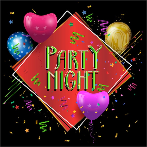 happy birthday celebration background vector