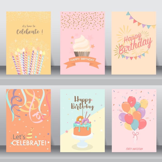 Happy birthday celebration card