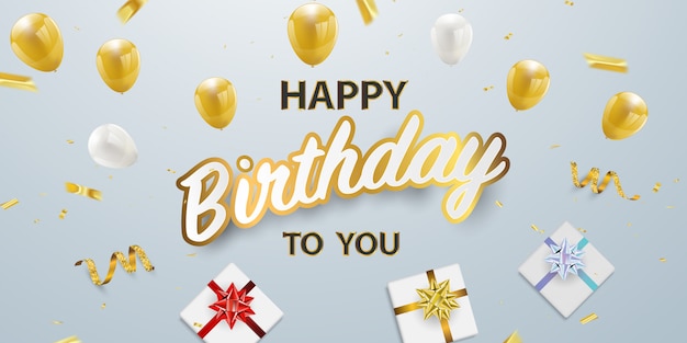 happy birthday celebration party banner