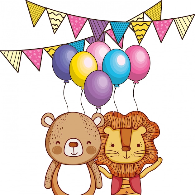 Happy birthday cute animals