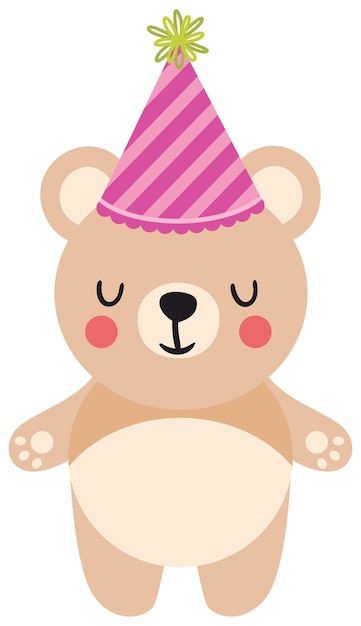 Happy birthday cute teddy bear