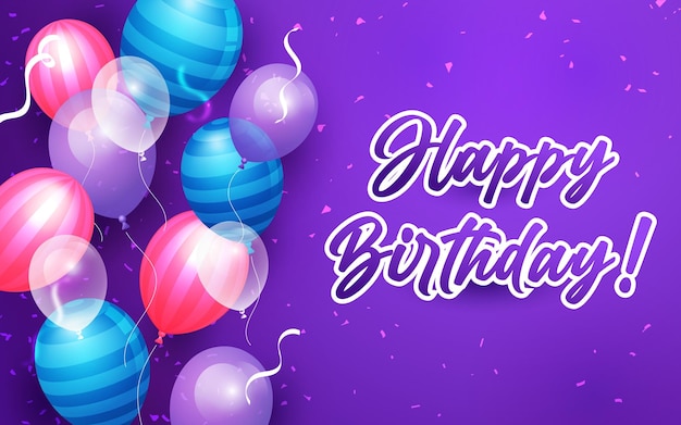 Happy birthday design background