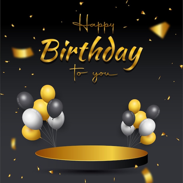 Happy birthday design background