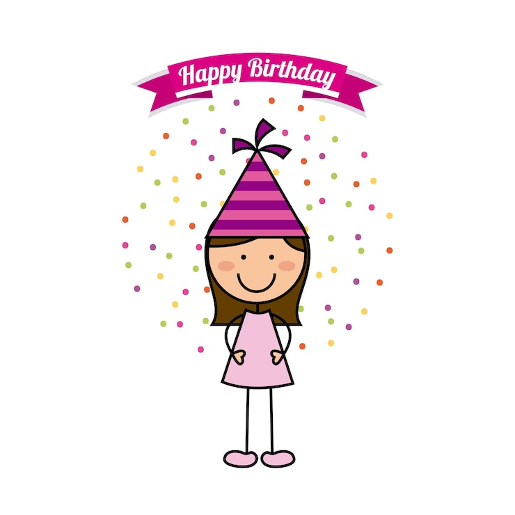 Vector happy birthday design