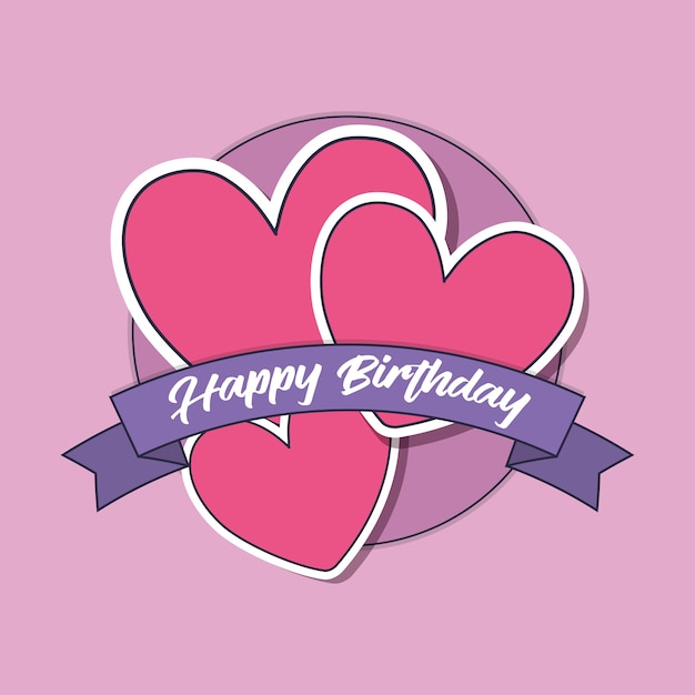 Vector happy birthday design