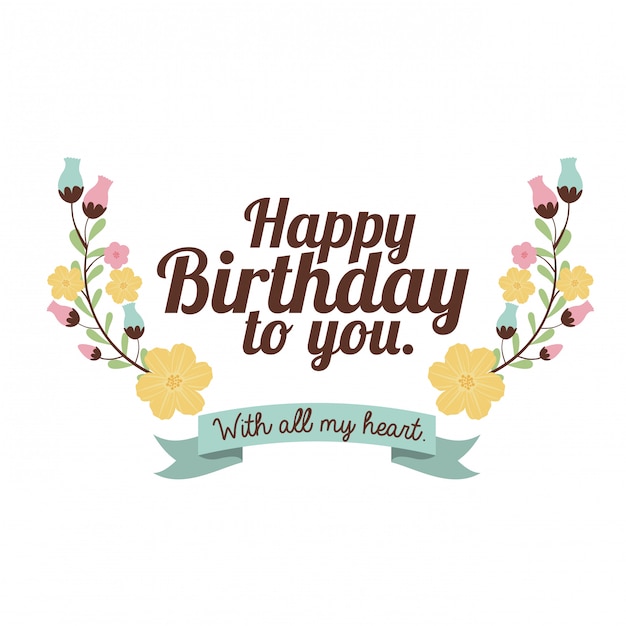 happy birthday design