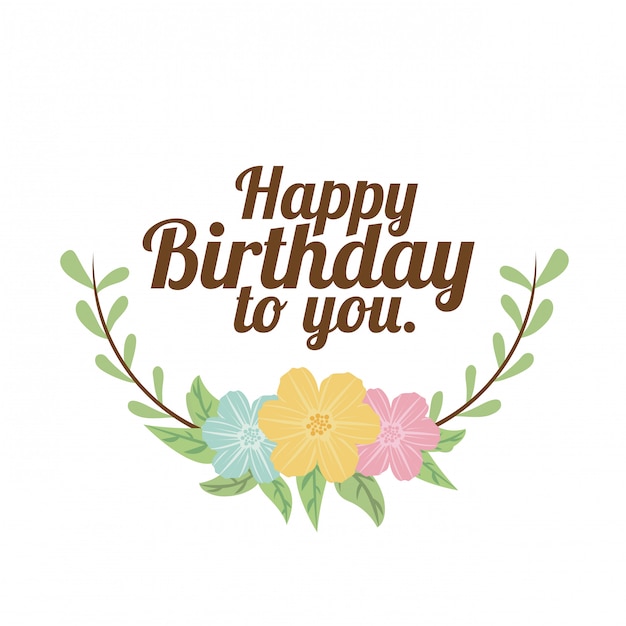 happy birthday design