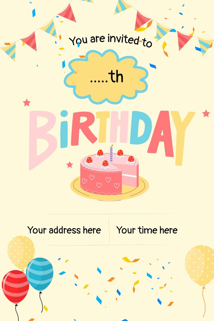 Vector 생일 축하 디자인