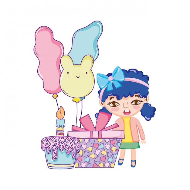 Happy birthday girl cartoons