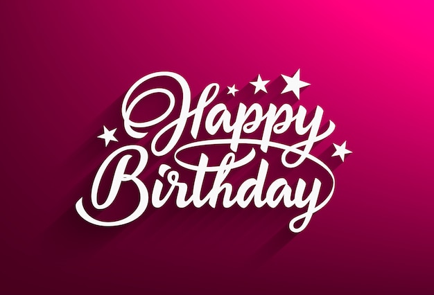 Happy Birthday Text Images - Free Download on Freepik