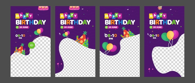 생일 축하 인스타그램 스토리 템플릿