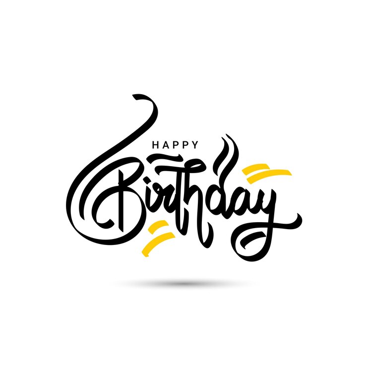 Vector 생일 축하 문자