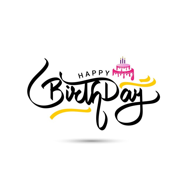 Vector 생일 축하 문자