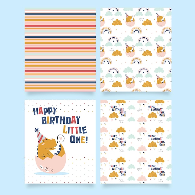 Happy birthday little one printable card